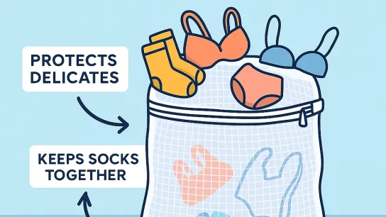 Use a Mesh Bag for Delicates: Protect Your Clothes the Easy Way